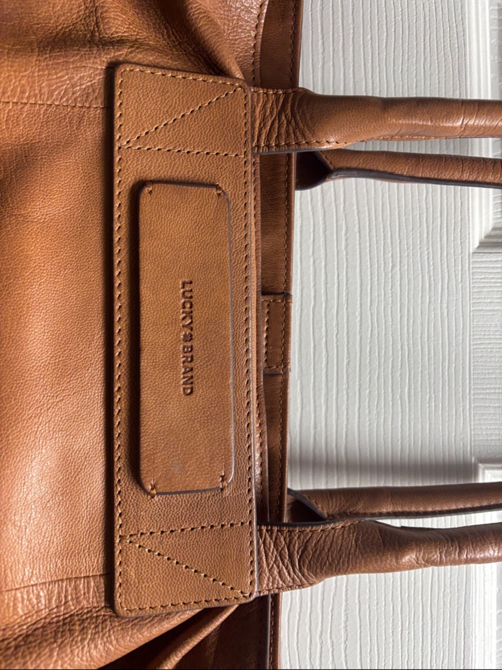 Lucky Brand Tan Soft Leather Handbag - Picture 2 of 6